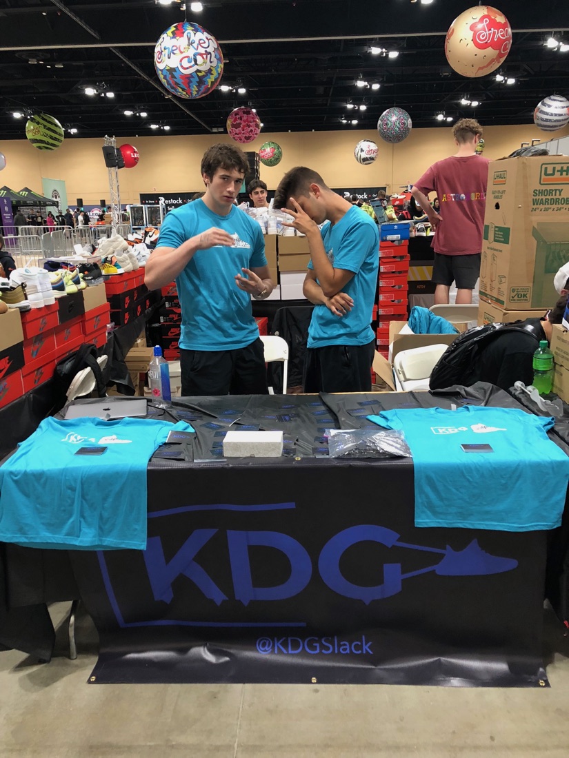 KDG Slack convention booth